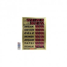 İmsakiye 2 Cami Ezan Ve Namaz Vakitlerini Gösteren Saat