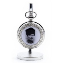 Atatürk Beyaz ES-K-ATA001 Modeli Cep Saati