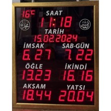 Vakitmatik Büyük Boy Namaz Vakitleri İmsakiye