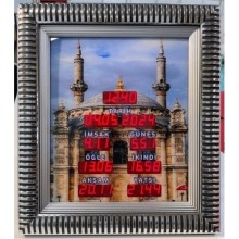 Alemdar Ev Tipi Beyaz Ezan Okuyan Saat İmsakiye